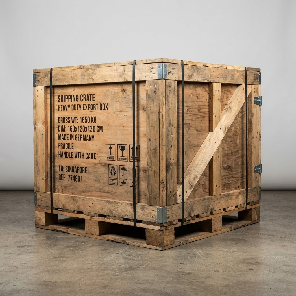 Heavy-Duty Wood Crates